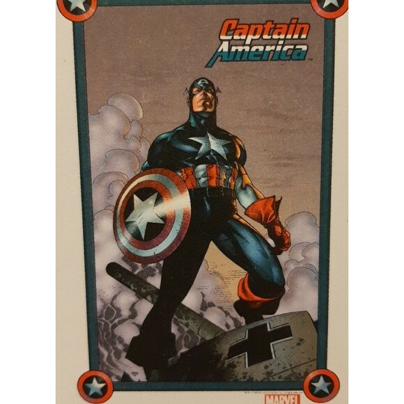 New 2003 Marvel Kalan Window Clings Decal Captain America Hulk Avengers MCU Gift - Picture 8 of 8